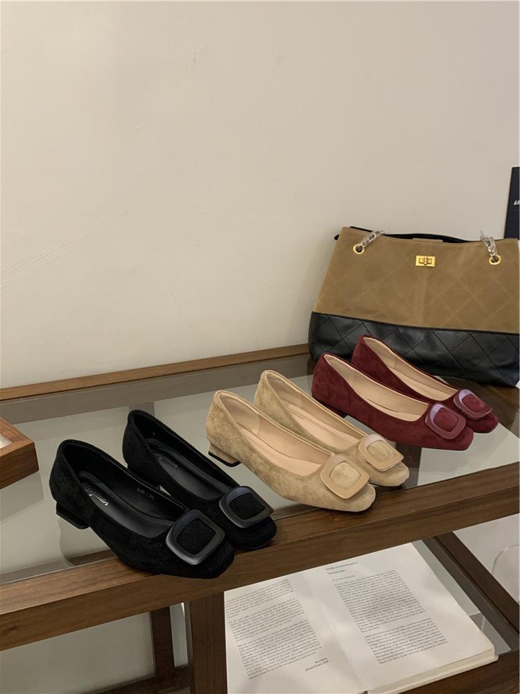 2025 Autumn New Single Shoes Thick Heel Mary Jane Single Shoes Women Ol Commuting