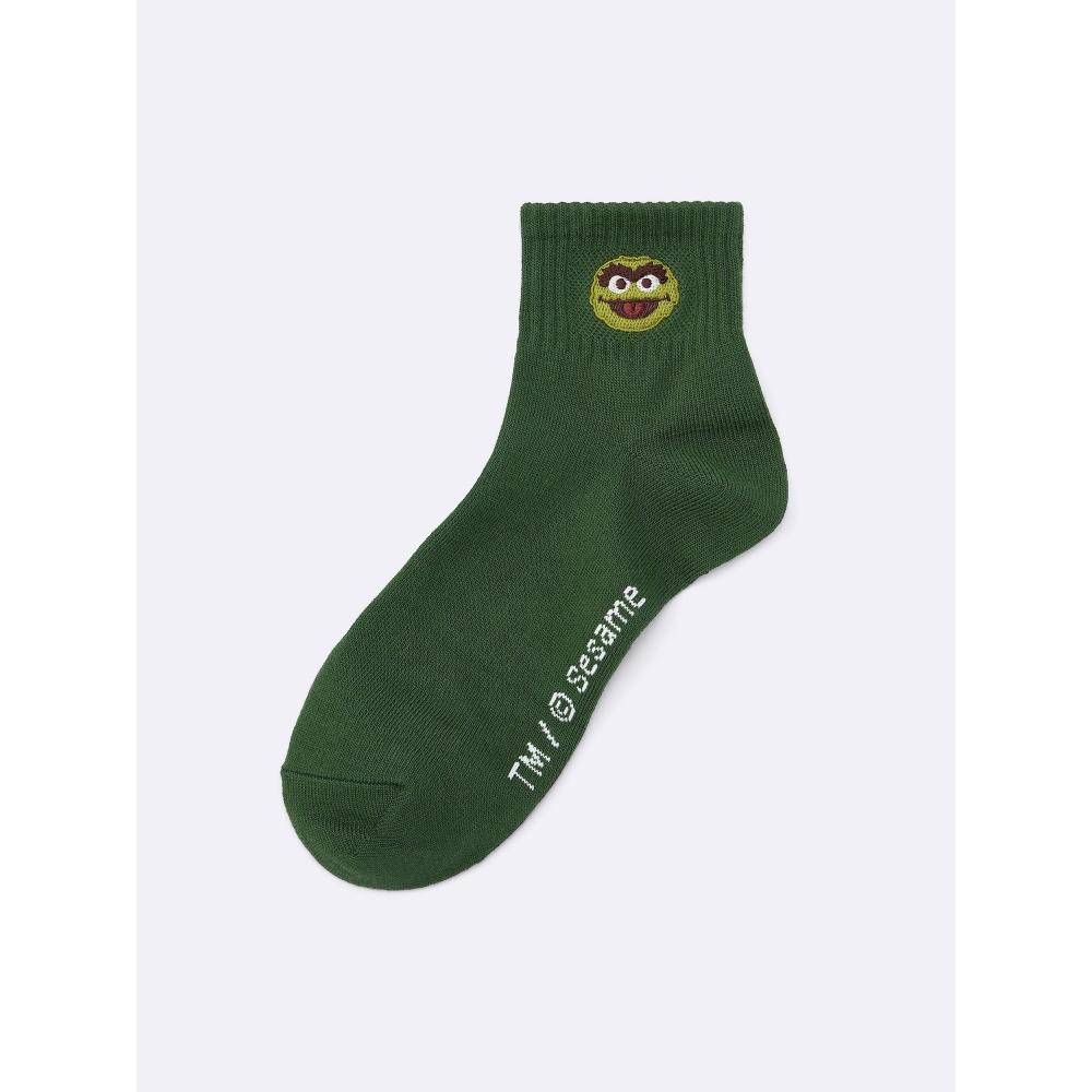 

GU by Uniqlo Носки Улица Сезам 58 DARK GREEN/2527cm