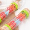 Baby Rainmaker Rain Stick Simulation Wooden Rainbow Rattle Rainmaker Toy Raindrops Musical Instrument Colorful Rain