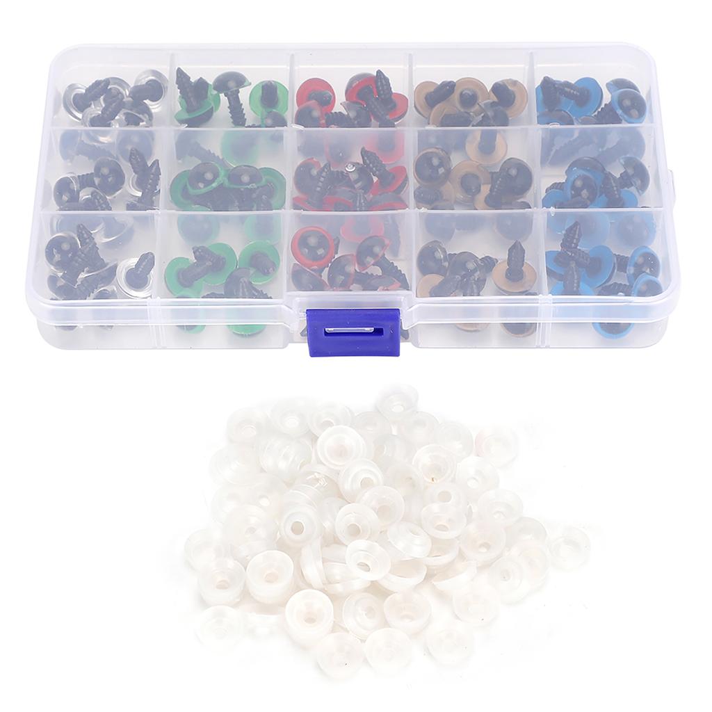 Doll Eyes Plastic Craft Color DIY Children Teddy Bear Plush Animal Toy Accessories100 x 12mm 15