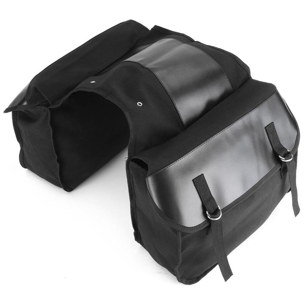 Geantă de șa Rucsac universal de pânză Carry Bike Tail Geantă de șa Geantă de scaun pentru motocicletă Bagaj pentru cal