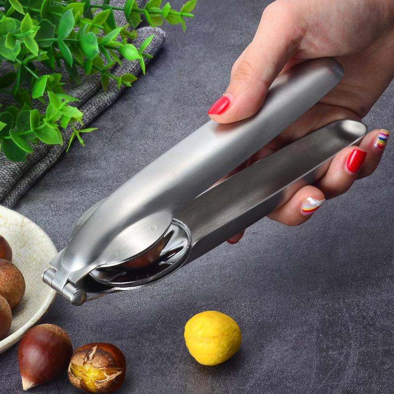 High Quality Stainless Steel Two in One Chestnut Machine Kitchen Tool with Dry Bottle Opener Sheath and Cutter Function