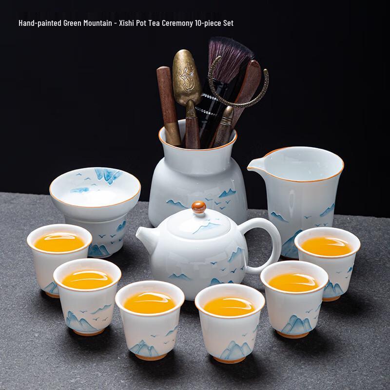 Peach Garden Ceramic Tea Set