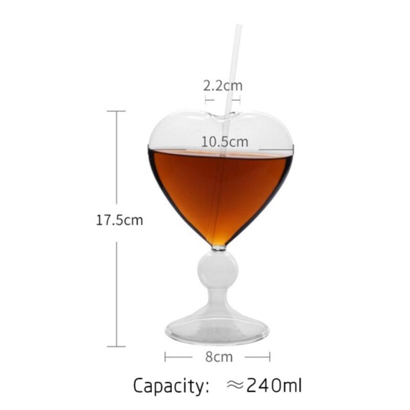 Cocktail, molekularer Rauch, kreatives Herz, Glas, Glas, Borosilikatglas, Kalk-Natron-Glas, Getränk.