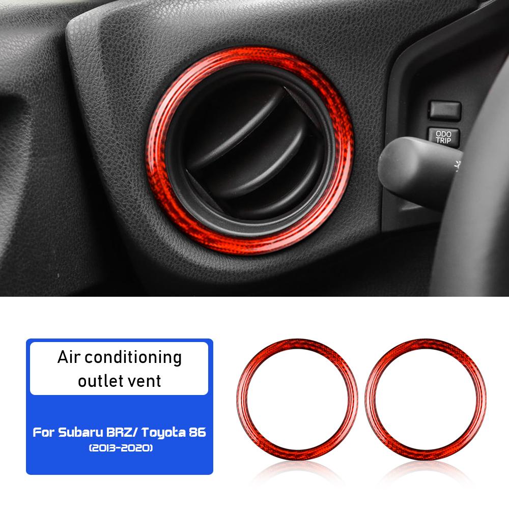 Für Subaru BRZ Toyota 86 2013-2020 Echte Hart-Kohlefaser-Zubehör Innenausstattung Auto Zentrale Steuerung Dekoration Abdeckung Aufkleber