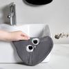 1/2pcs Cute Cat Elf Bathroom Towel Super Absorbent Coral Fleece Material Can Be Hung for Decorating Bathroom Fingertips Towel