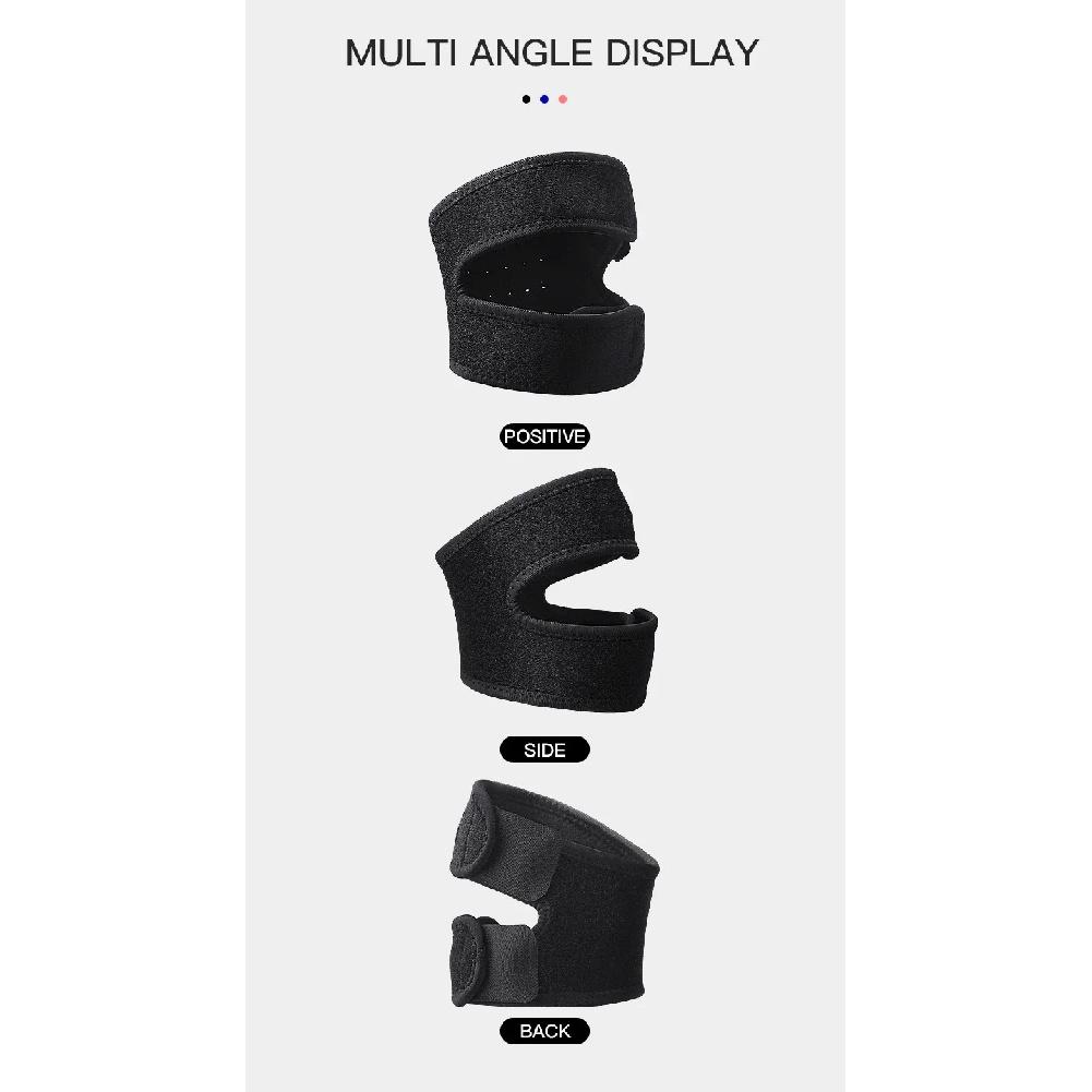 1PC Pressurized Knee Wrap Sleeve Support Bandage Pad Elastic Braces Knee Hole Kneepad Safety Basketball Tennis Cycling Knee Pads