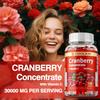 Hochwertiges Cranberry-Konzentrat, 30.000 mg pro Portion, unterstützt die Gesundheit von Harnwegen und Blase, leicht resorbierbar.