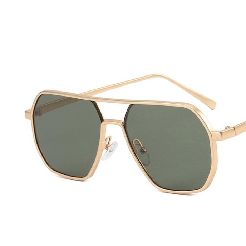 

Men s Fashion Polygon Polarized Sunglasses For Outdoor Sports, Driving, Fishing, Double-barreled Glasses 8693 зелений