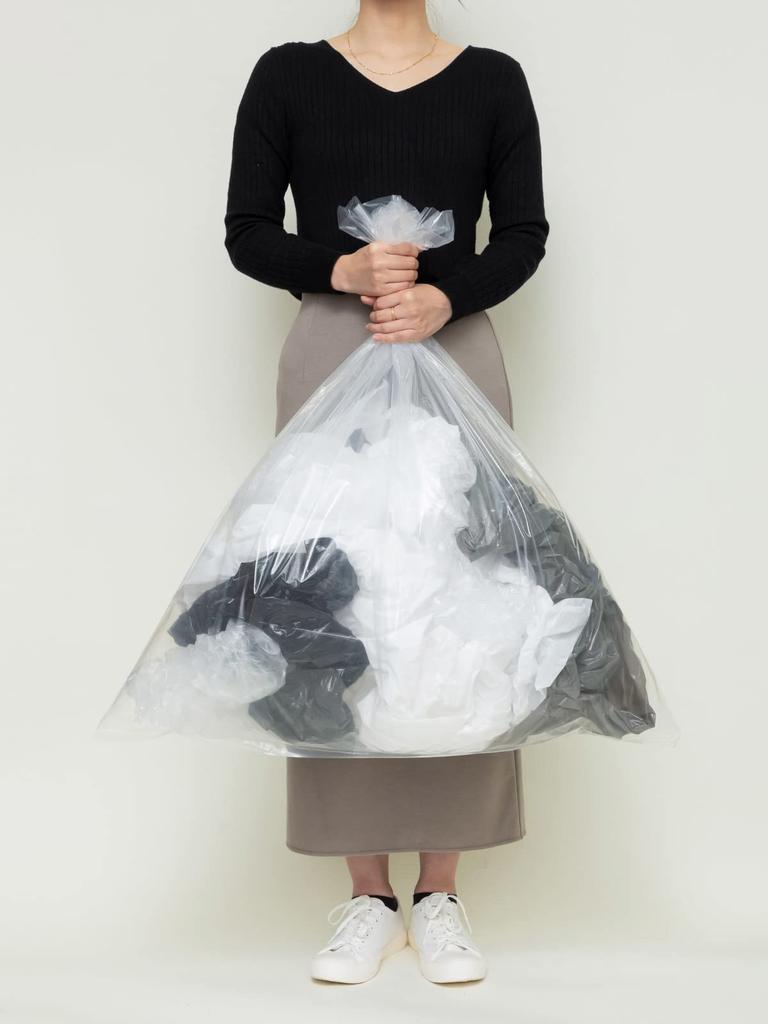 Chemical Japan Müllsack Transparenter Plastiksack 70L BOX 100 Stück LD-70N