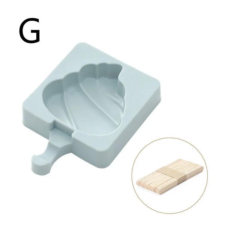 1ks Kreslená silikonová forma na zmrzlinu Kreativní forma na želé, pudink, čokoládu, led pro domácnost, kuchyňské DIY nástroje na zmrzlinu