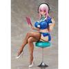10CM Anime Figure Super Sonico PVC Action Figurine Model Toy Cake Decor Swimsuit Dress Up SoniComi Noodle Stopper Figure Gift