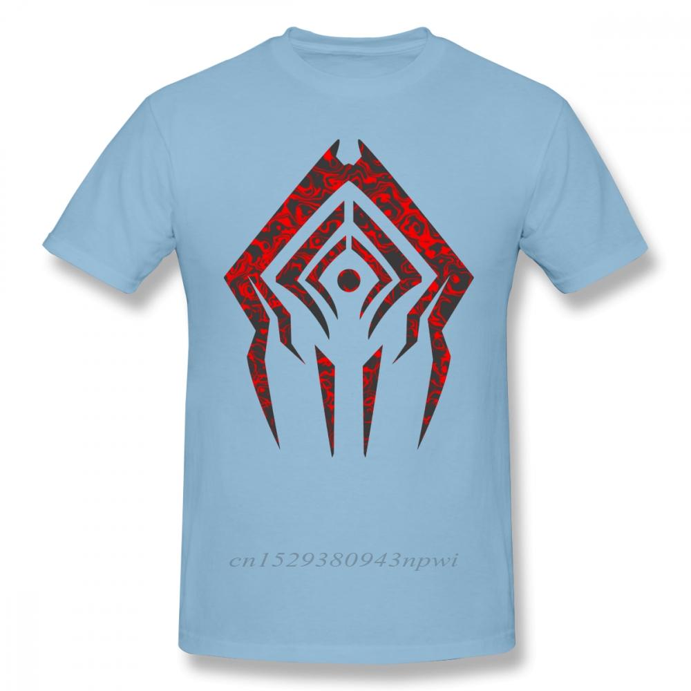 Warframe T-Shirt Stalker Sigil T-Shirt Kurzarm Oversize T-Shirt Lässig 100% Baumwolle Lustig Mann Gedrucktes T-Shirt
