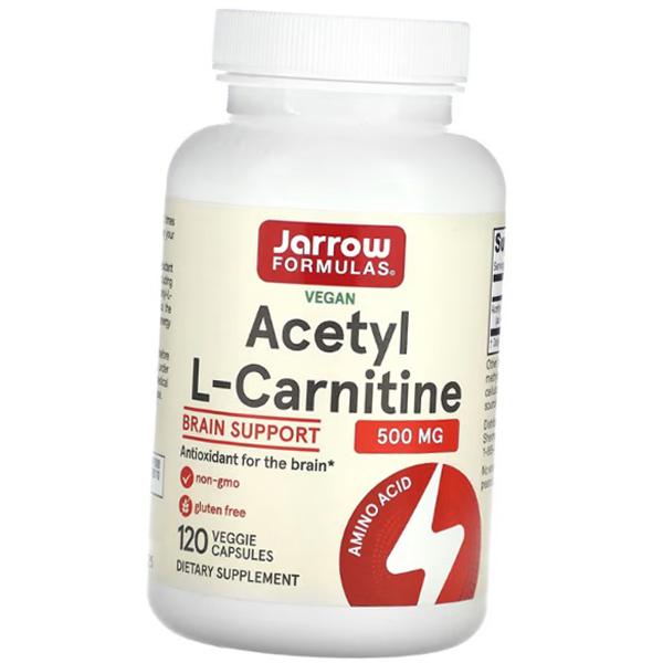 Acetyl L-Carnitine Hydrochloride, Acetyl L-Carnitine 500, Jarrow Formulas 120vegcaps (72345018)