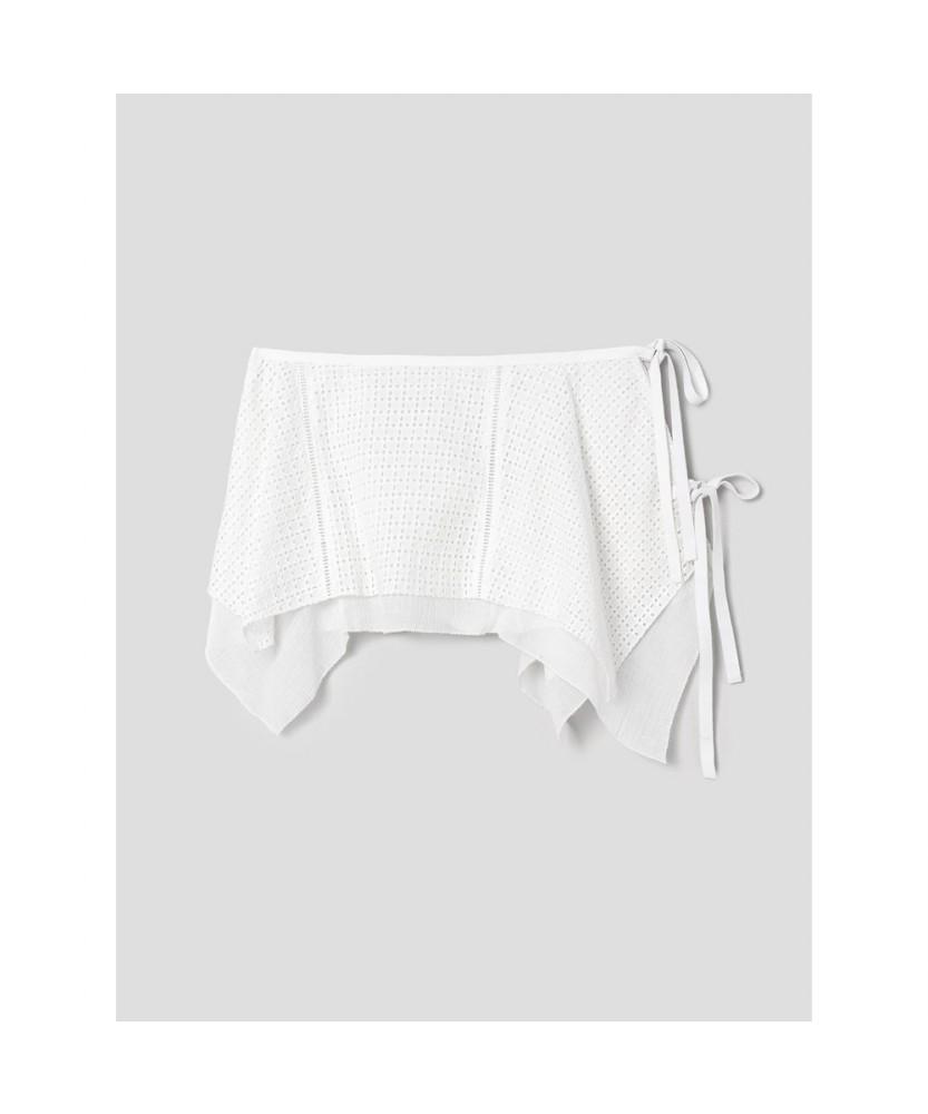 Anggae Eyelet Chou Chou White