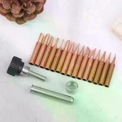 900 Pure Copper Soldering Iron Tip Soldering Iron Tip Pure Copper Non-magnetic Soldering Horn Electric Soldering Iron Tip