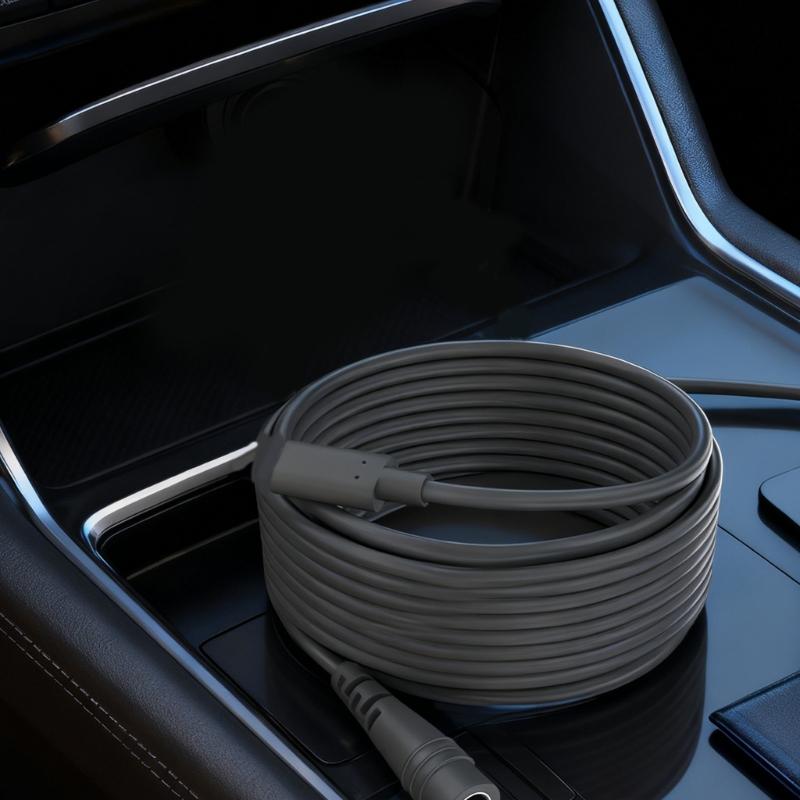 50cm-10m USB C Male To Mini DC5.5x2.1mm Female Waterproof Charging Cable for Outdoor Easy To Install Extension Cord