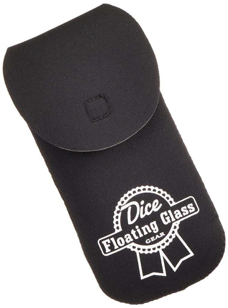 DICE FLOATING GLASSES MBK Sunglasses for Outdoor Matte Smoke FLG-01 Use, Black/Polarized