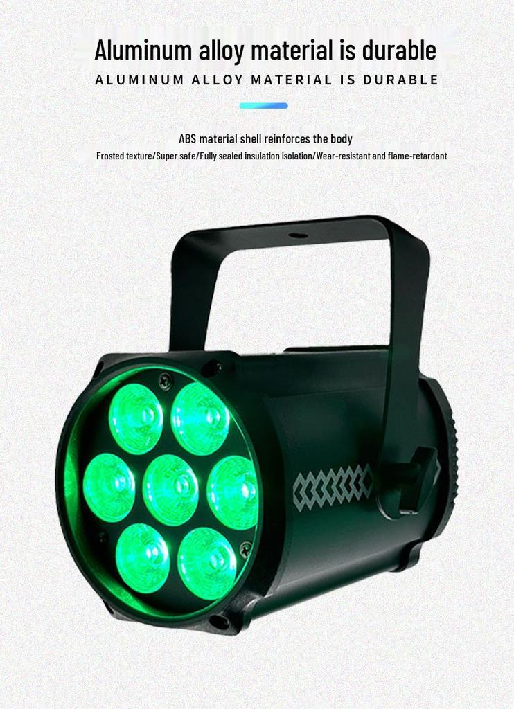 7-Color 4-in-1 Par Light Stage Bar for Events - Ideal for Weddings, Live Performances, and KTV Atmosphere Enhancement