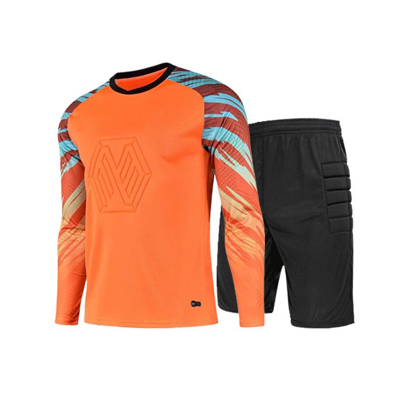 Anti-collision Goalkeeper Training Set: Long Sleeve Football Uniform for Adults and Children