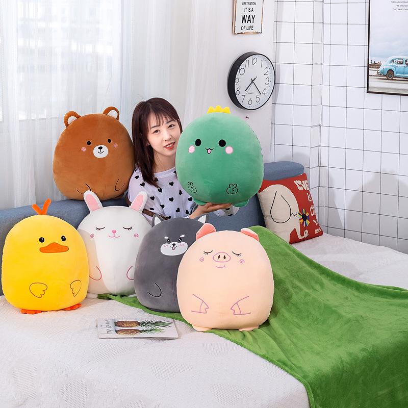 Plyšová deka na polštářek dva v jednom