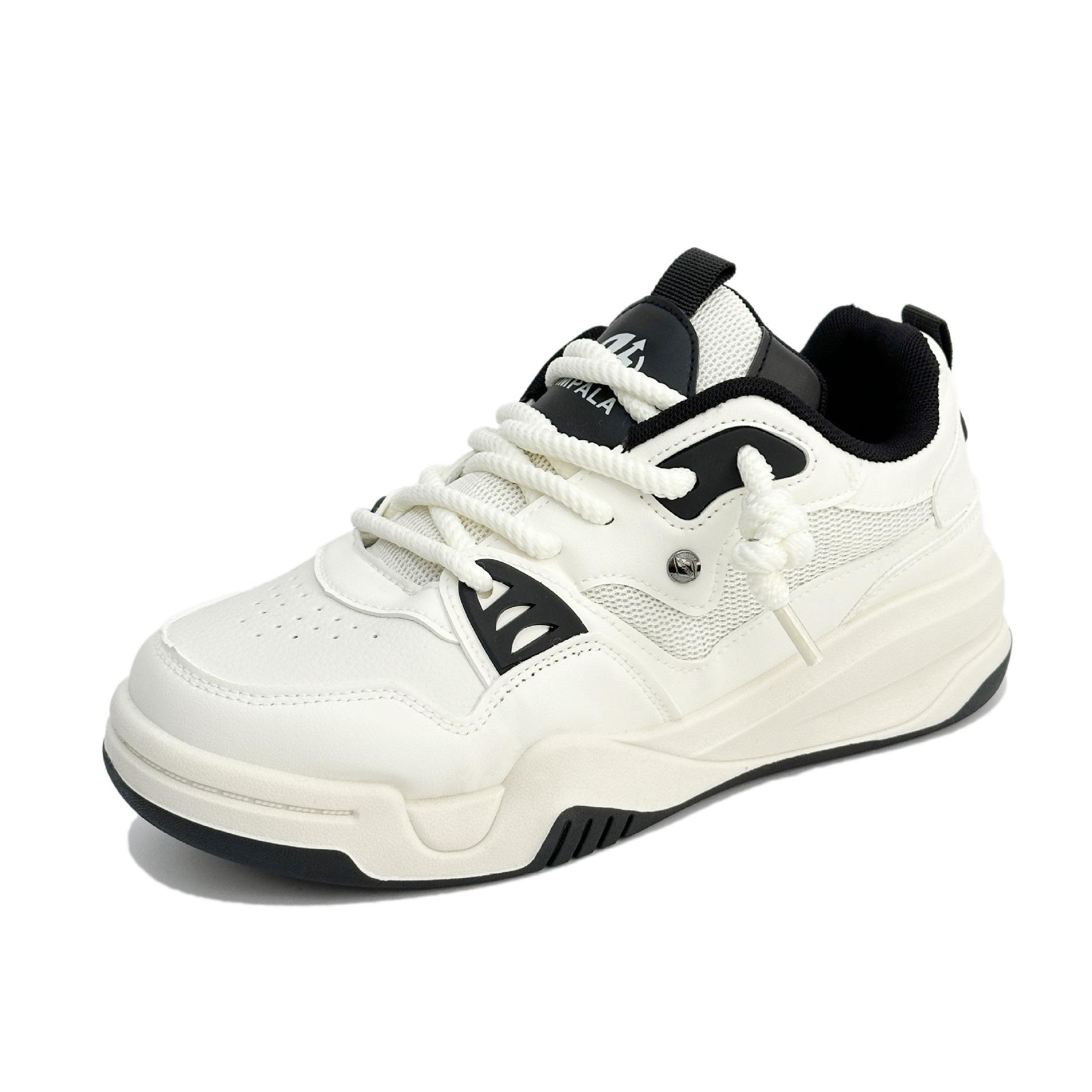 

Spring new trend casual fashion sports men s board shoes platform color matching student sports shoes one piece 2025 39