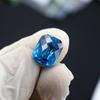 Natural Blue Sapphire Loose Gemstone Emerald Cut 11.45 ct September Birthstone for Gem Collections