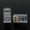 20/50/100PCS RJ45 Ethernet  Connector Cables Module Plug Network RJ-45 Lan Crystal Heads Cat5 Cat5e Gold Plated Network Cable