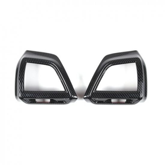 ABS Carbon Fiber Center Console Air Vent Cover Trim For Subaru Forester -23