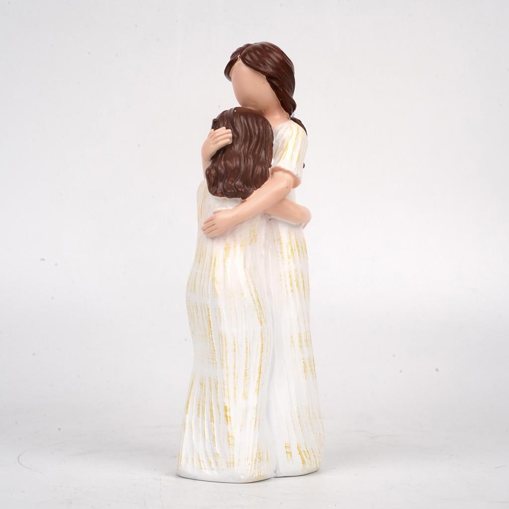 Mother and Daughter Home Sculpture Art Living Room Bedroom Table Warm Decoration Resin Crafts Room Decoration Supplies