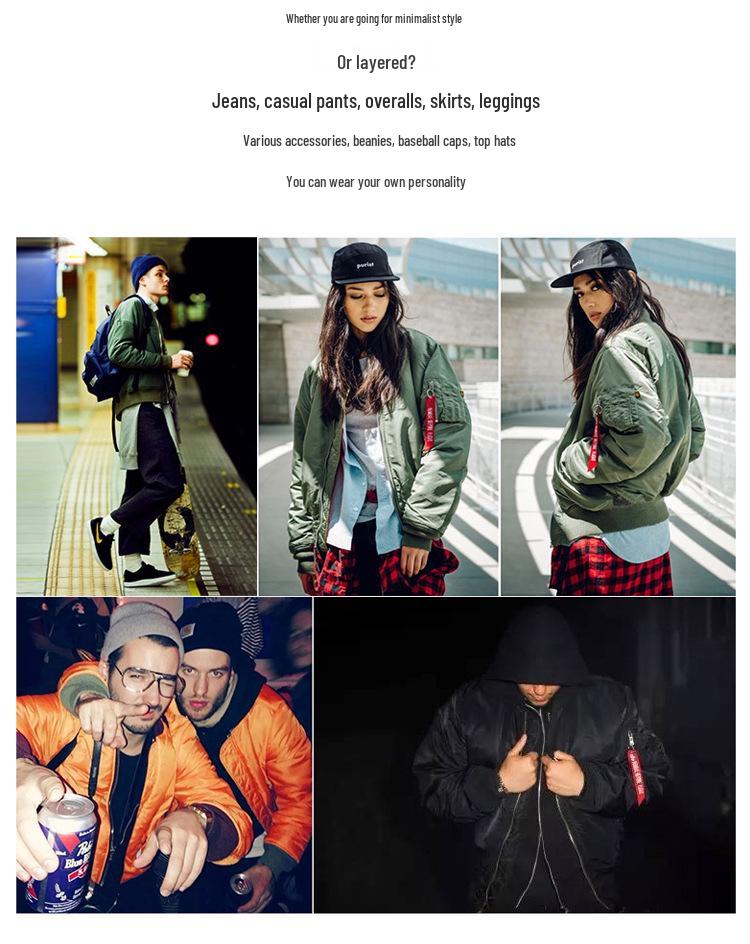 2019 Spring/Autumn Men's Korean Style Pilot Baseball Jacket Trend