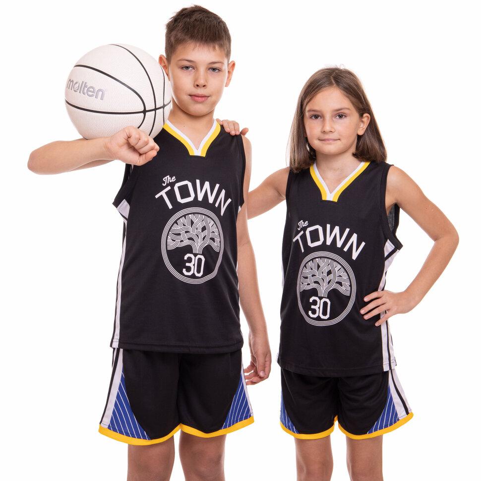 

Kids Youth Teens basketball uniform jersey and shorts NB-Sport NBA TOWN CURRY 30 BA-4311 XL