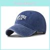 New York Cotton Wash Vintage Baseball Cap With Embroidery For Outdoor Summer Wear