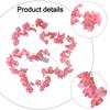 Light Red Color Artificial Flower Garland 20LED String Light Battery Powered Energy-efficient Flexible And Versatile