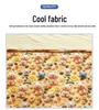 Kids' 3D Cartoon Summer Quilt - Lightweight, Washable Cotton for Dormitory/AC Use