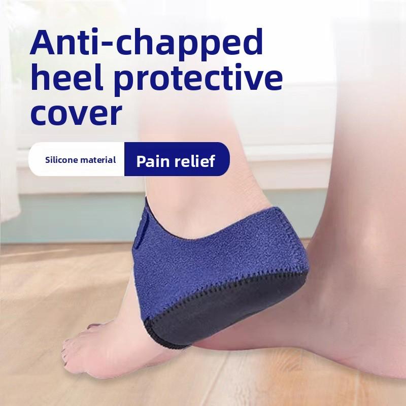 Breathable Heel Brace With Gel Pads Hook And Loop Fastener For Women And Men Comfort Support