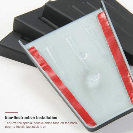 Black Exterior Engine Hood Hinge Cover Trim for Jeep Wrangler 07+ JK Accessories