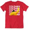 Keon Coleman, Text Player Fight Power Action Sport Fan Love T Shirt Tee Gift New Unisex T-Shirt