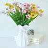 Yousheng 5Pcs Faux Violet Bundles UV Resistant Artificial Flowers Realistic Fake Violets for Outdoors Patios Porches Window Boxes Home Indoor Decor