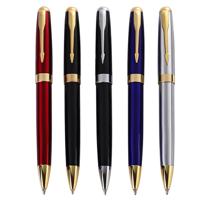 Creative Rotating Metal Ballpoint Pen, Business Office Signature Pen, Gift Advertising Ball Pen Stationery