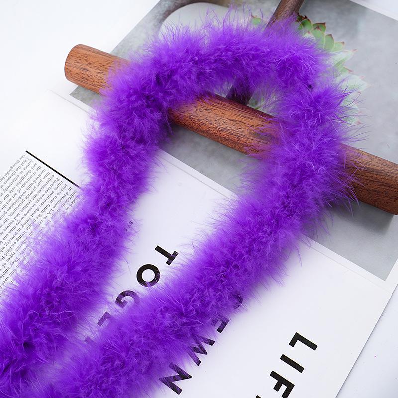 Colorful Turkey Feather Strips for DIY Crafts and Christmas Decorations
