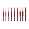 9PCS Soft Handle Crochet Hooks Set Ergonomic Handles Aluminum Head DIY Sweater Gloves Knitting Needles Set