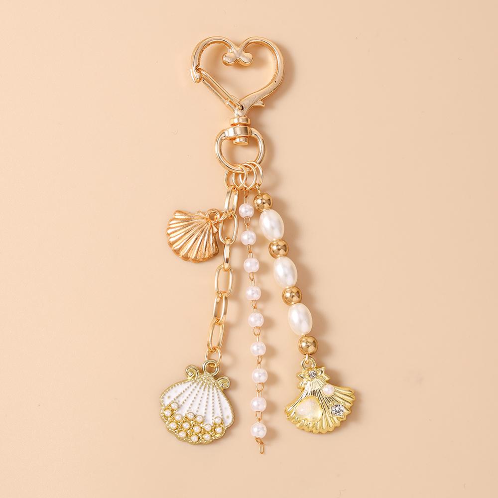 Cute Crystal Love Heart Keychain Angel Wing Key Ring for Women Girls Handbag Pendants DIY Handmade Jewelry Gifts