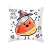 Halloween Pillow Cover Cartoon Pumpkin Head New Peach Skin Cushion Cover Sofa Cushion