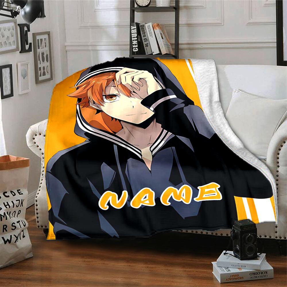 Custom 1pc Volleyball Passion: Name's Drive Blanket, Soft And Comfortable Blanket, Casual Warm, Camping Travel Blanket, Birthday Gift Q91279