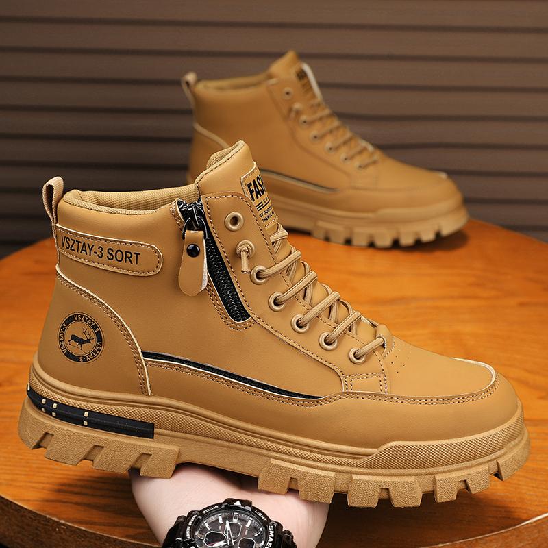 Ankle Boots Offer Military Man Tactical Boots Mens Shooes Men's Winter Shoes Safety Work Shoes Men Motorcycle Boot Snow High