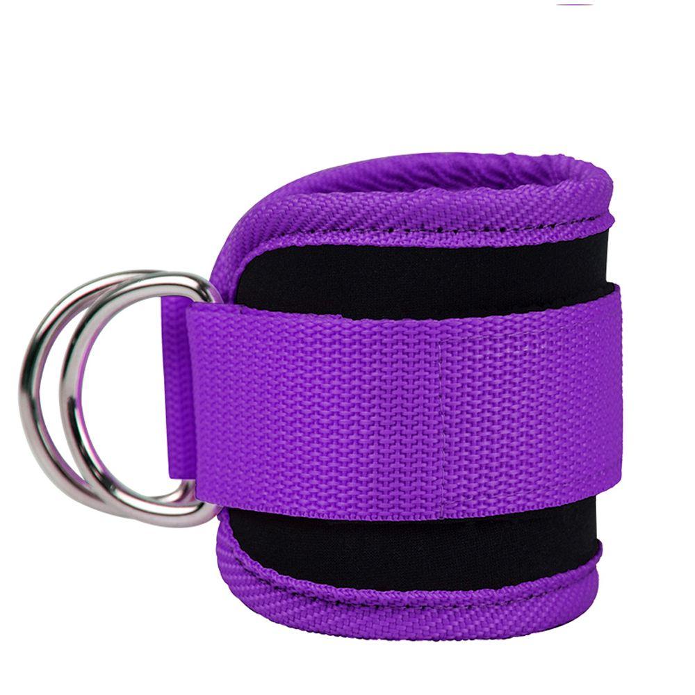 Ankle Buckle Double D-Ring Ankle Cuffs Leg Strength Trainer Cable Ankle Straps Gym Workouts