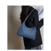 Purple Hand held Underarm Bag Genuine Leather Fashion Crossbody Bag Women's New Style Handbag Women's Method