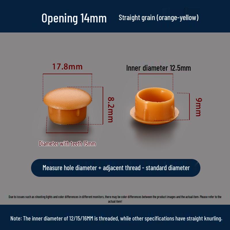 Universeller Runder Dekoplastikstopfen für Möbelscharniere und Schraubenlöcher
