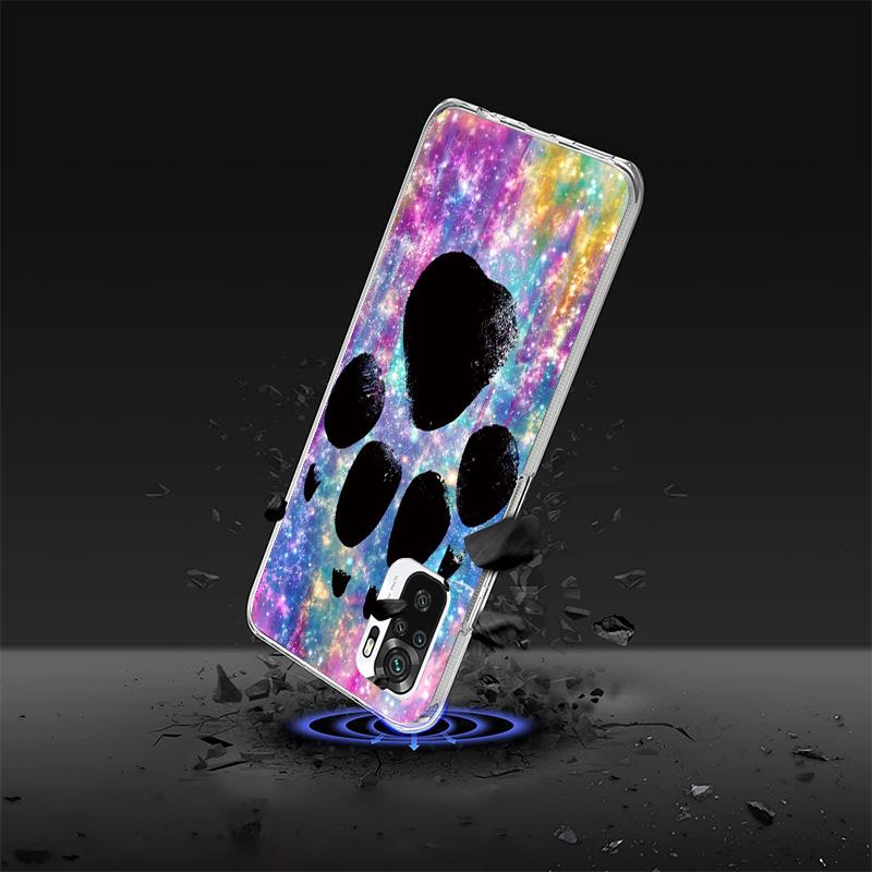 Dog Footprint Paw Cute Cover Phone Case For Xiaomi Redmi Note 15 14 13 12 11 10 Pro Plus 14S 12S 11S 11T 11E 10S Soft Fundas She